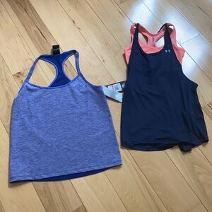 Adidas / Under Armour running tank bundle. NWT